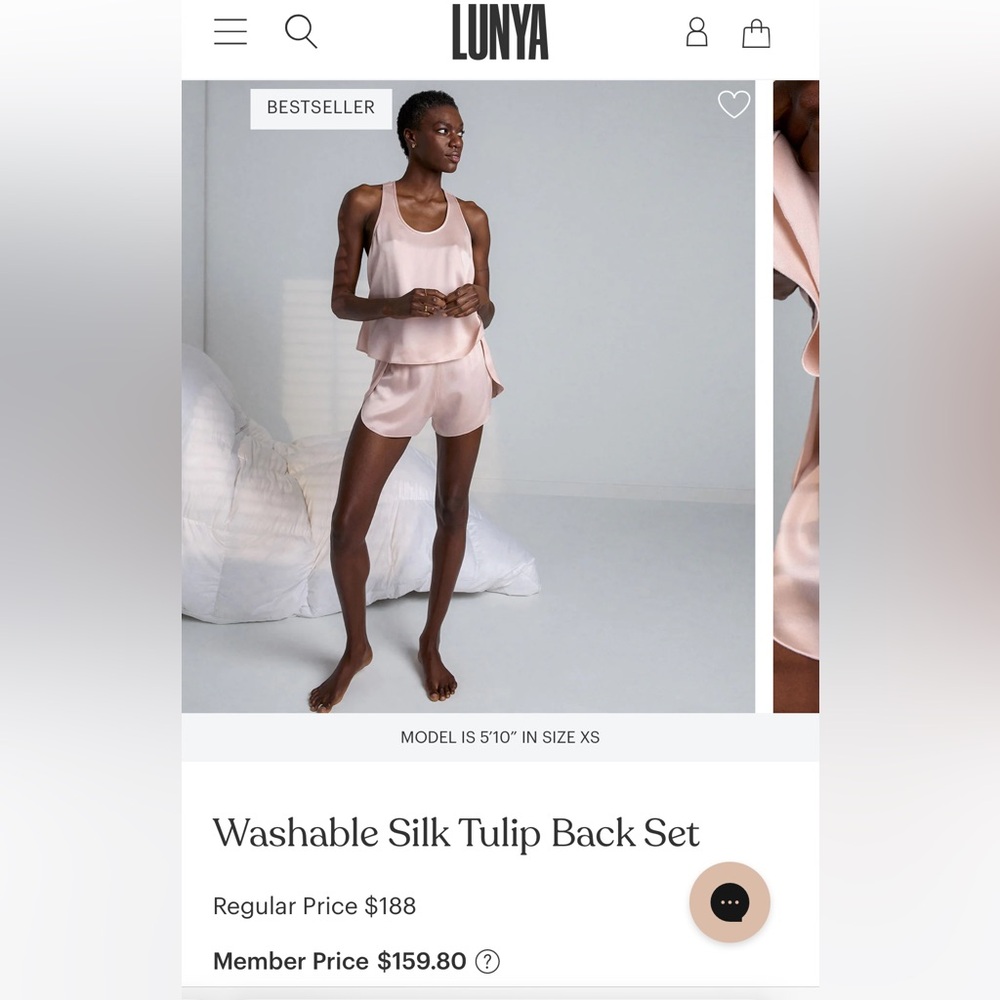 Lunya Washable Silk Tulip Back Set